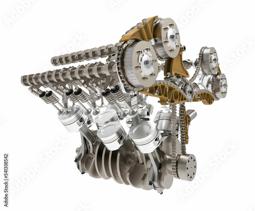 Engine timing chain. Car engine timing chain
