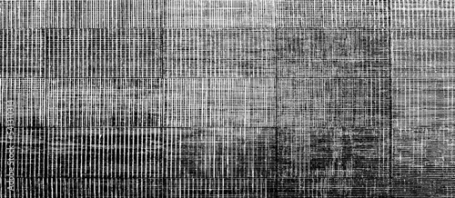 Vector fabric texture. Distressed  of weaving fabric. Grunge background. Abstract halftone vector illustration. Overlay to create interesting effect and depth. Black isolated on white. EPS10.