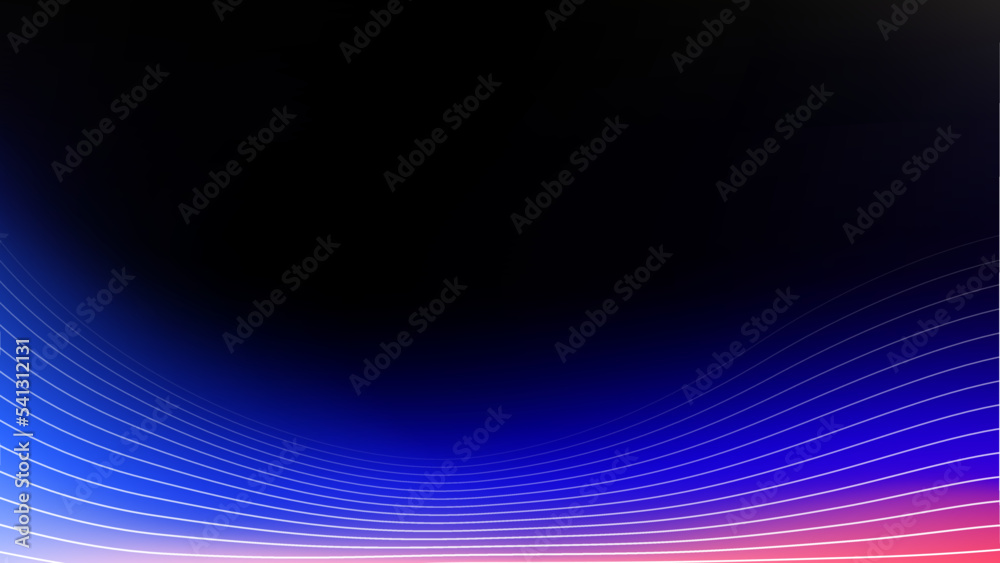 Blurred Abstract Geometrical Gradient Background Illustration. Smooth Transition from Dark Blue to Pink with Accent Stripes. Colorful Backdrop for your Social Media, Graphic Design, Banner, Poster