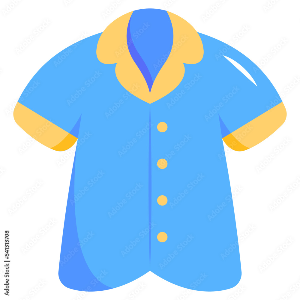 A shirt icon in flat vector design A shirt icon in flat vector design