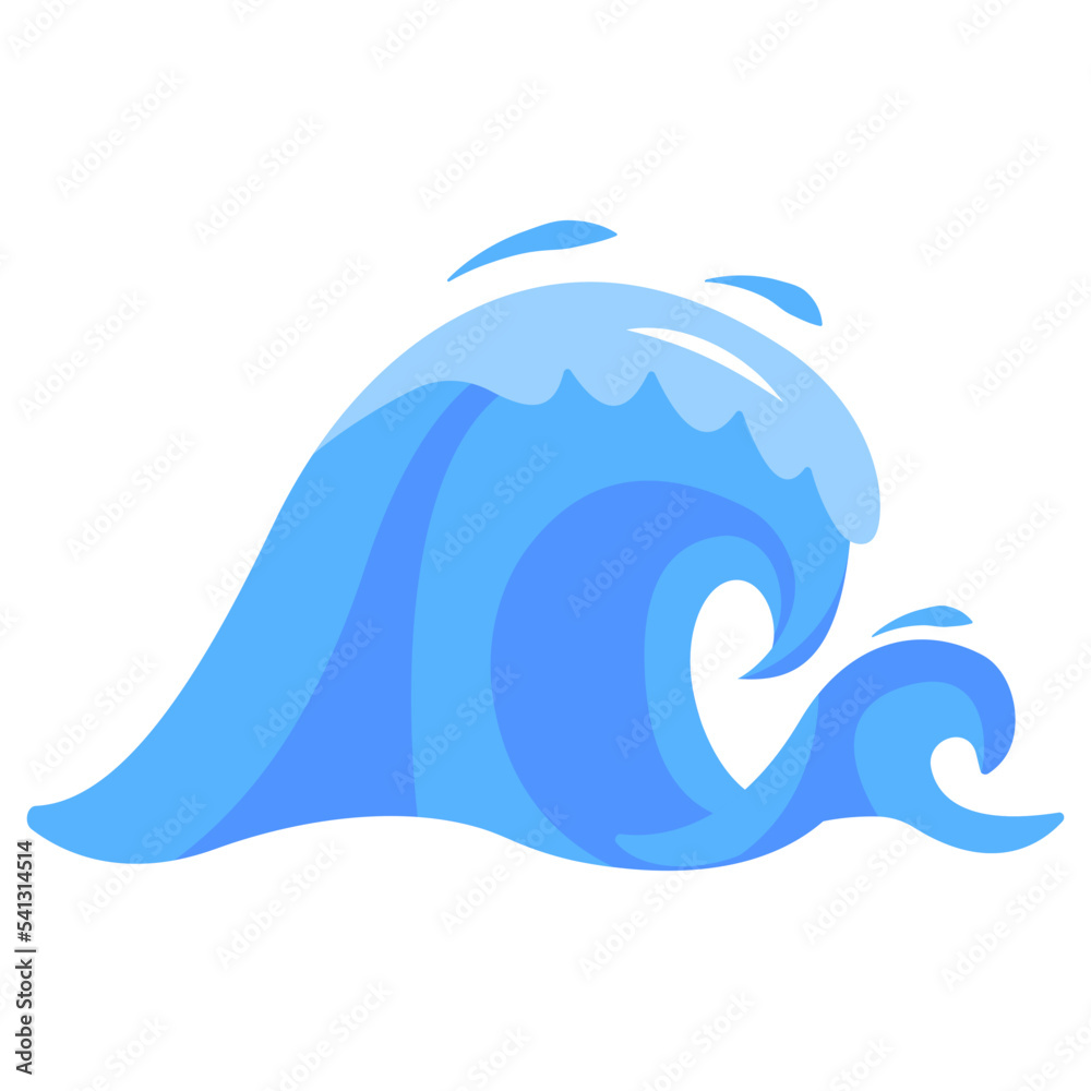 Water waves flat icon download Water waves flat icon download