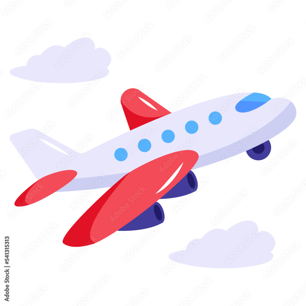 An airplane flat icon download