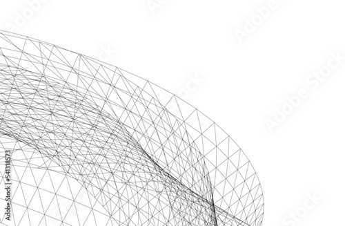 abstract geometric background 3d illustration © Yurii Andreichyn