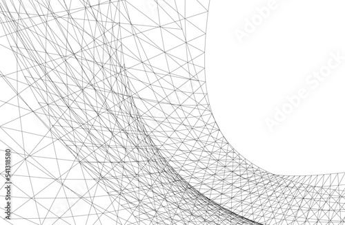abstract geometric background 3d illustration