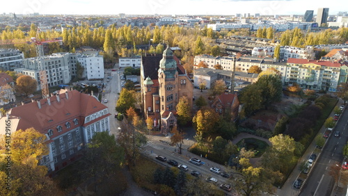 Poznań, Polska, widok z lotu ptaka