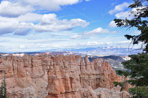 Sandstone Mountains in Bryce Canyon