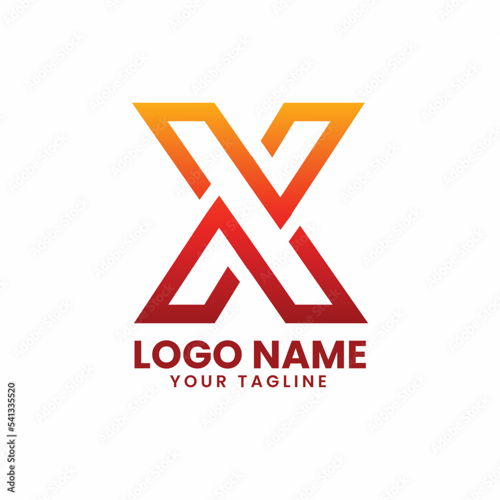 letter X creative logo design letter X creative logo design