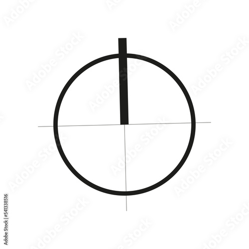 Brújula 02, simbología en planta 