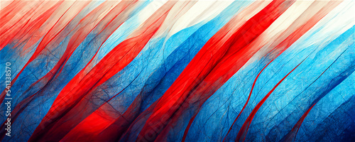 Red, blue and white background