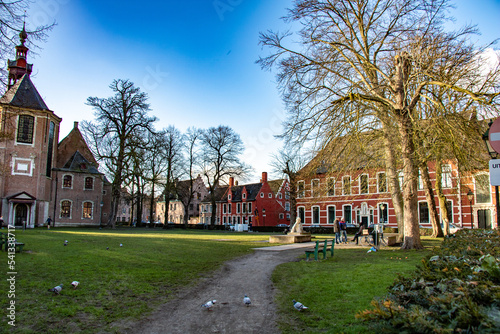 maisons, rues, et autres bâtiments de la ville de Bruges