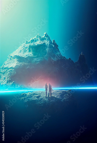 Abstract futuristic