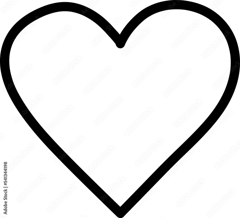 Vector isolated heart icon. On a white background,.eps Vector isolated heart icon. On a white background,.eps