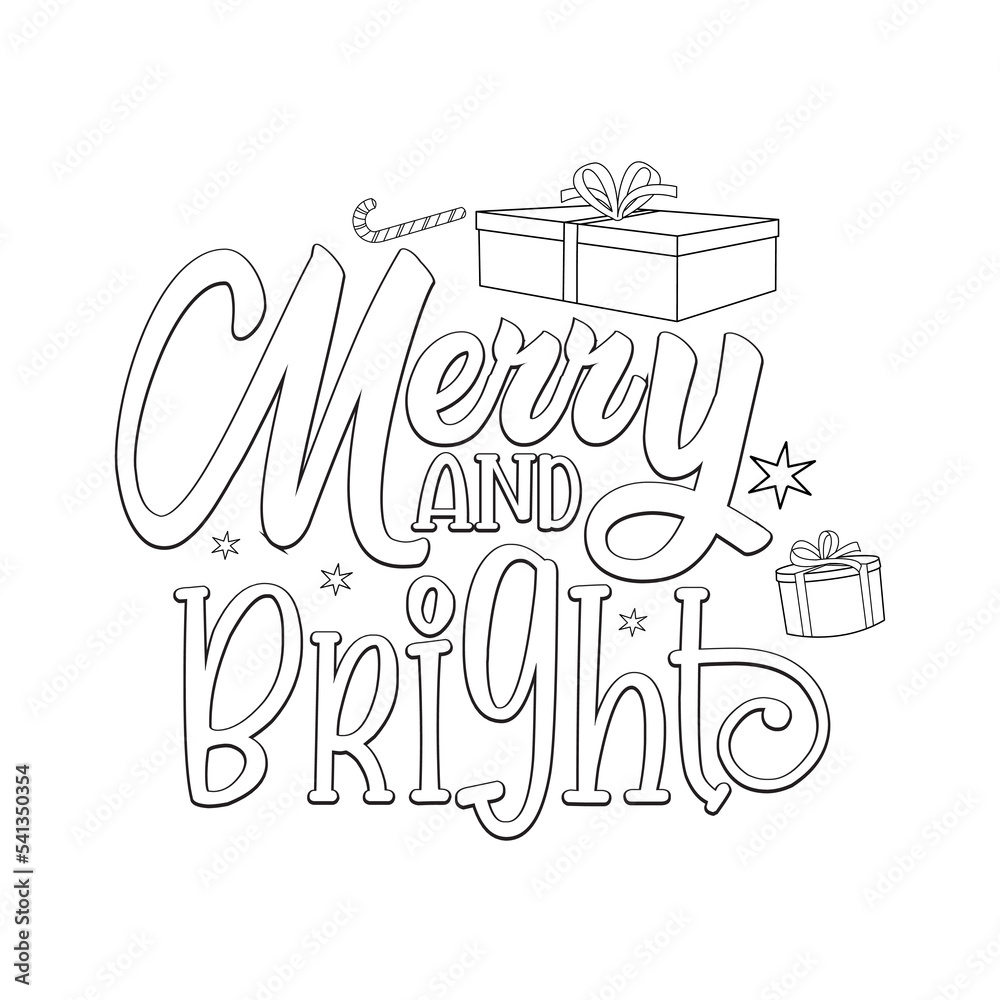 merry-christmas-coloring-page-christmas-line-art-coloring-page-design