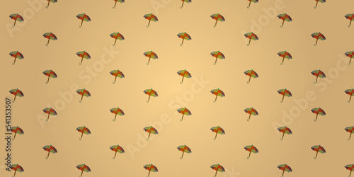 Umbrella Pattern Design © Saga Creative