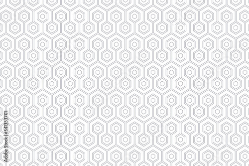Hexagonal geometric pattern background Free Vector