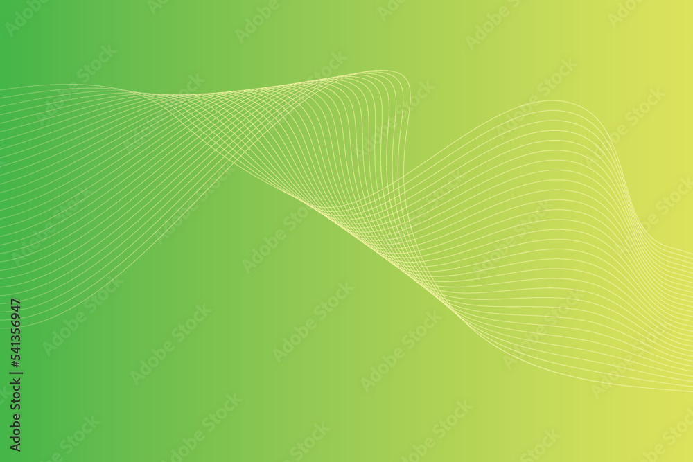 Abstract line wave linear gradient background. Modern colorful wavy line abstract background
