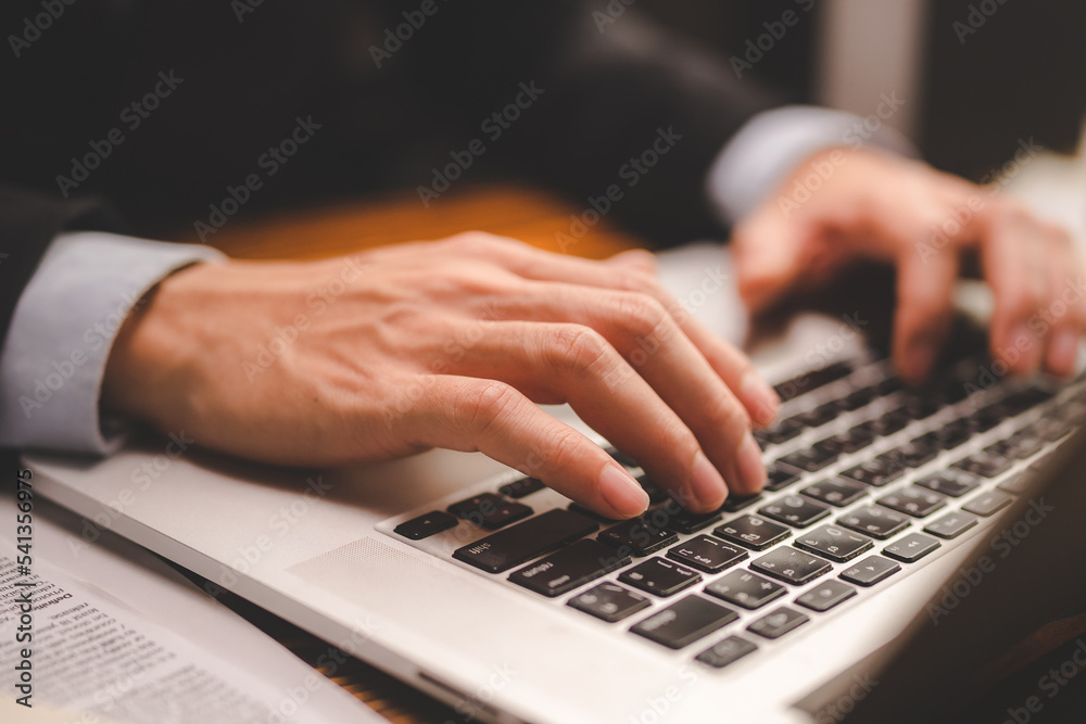 business person hands typing on computer keyboard closeup banner, businessman or student using laptop at home, online learning, internet marketing, working from home, office workplace freelance business person hands typing on computer keyboard closeup banner, businessman or student using laptop at home, online learning, internet marketing, working from home, office workplace freelance