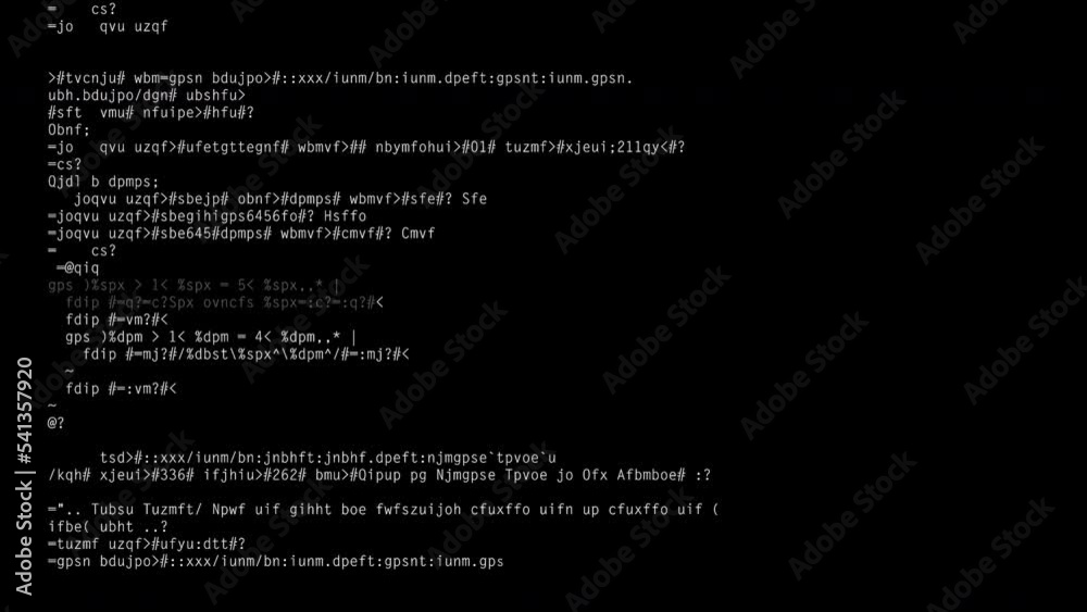 Encrypted fast scrolling programming security hacking code Encrypted fast scrolling programming security hacking code