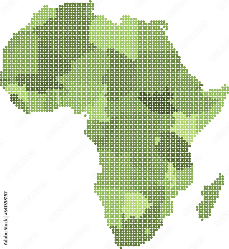 Circle Geometry Africa map.