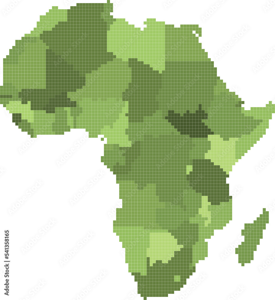 Fototapeta premium Square Geometry Africa map