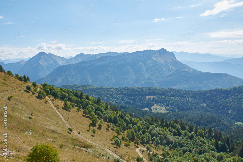 Obraz premium Dent d'arclusaz dans le massif des bauges