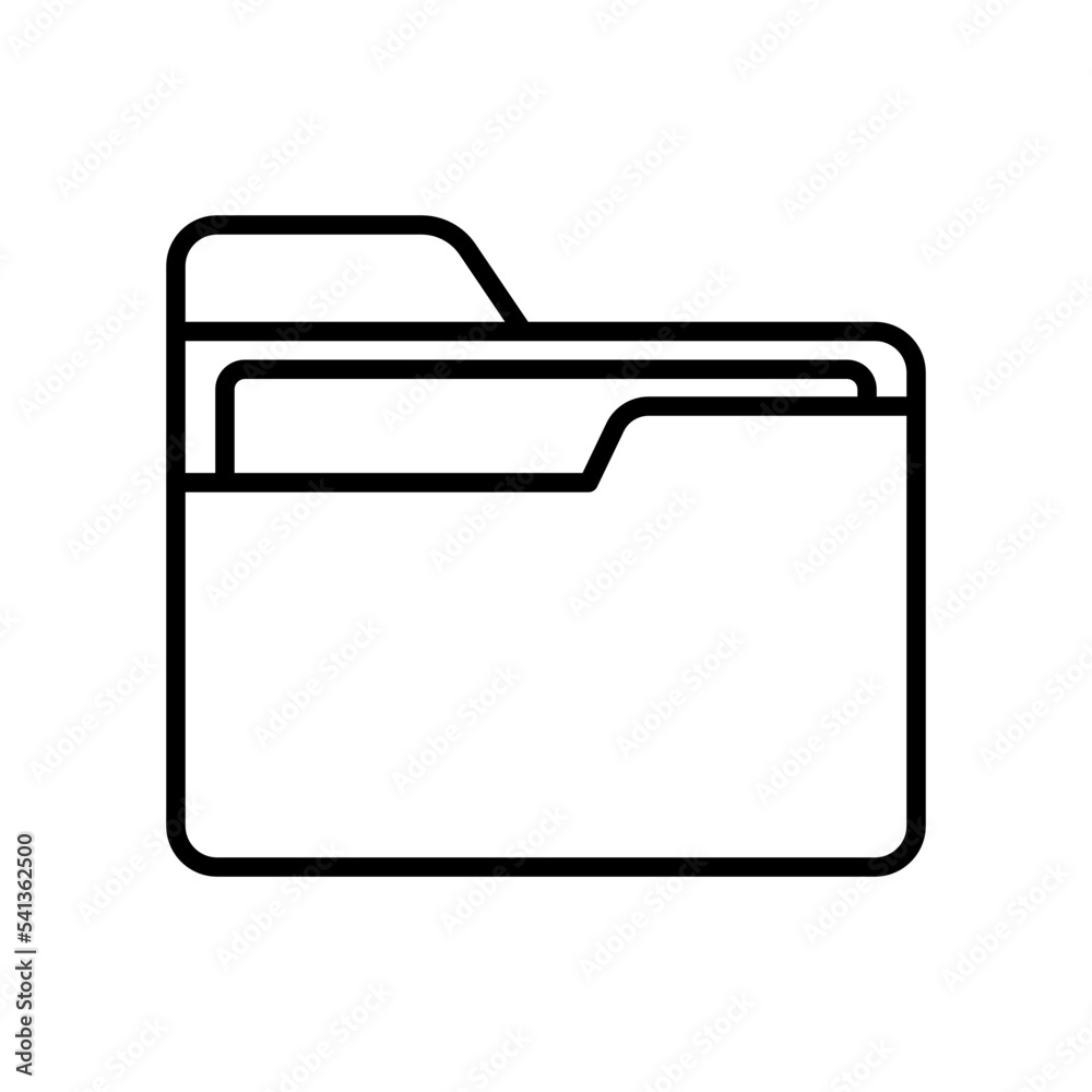 Folder icon vector design templates Folder icon vector design templates