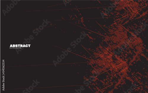 Abstract grunge texture background black and red color background