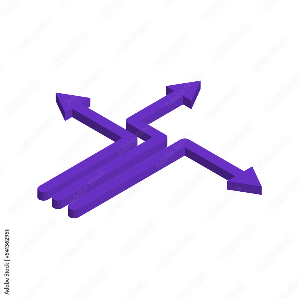 3d turn path road sign vector illustration 3d turn path road sign vector illustration