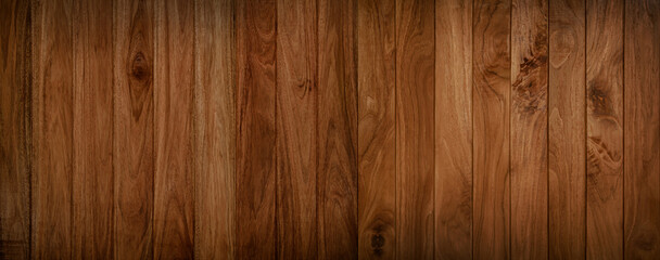 Brown vertical wood texture background coming from natural tree. wooden texture background, old wood plank panorama picture.