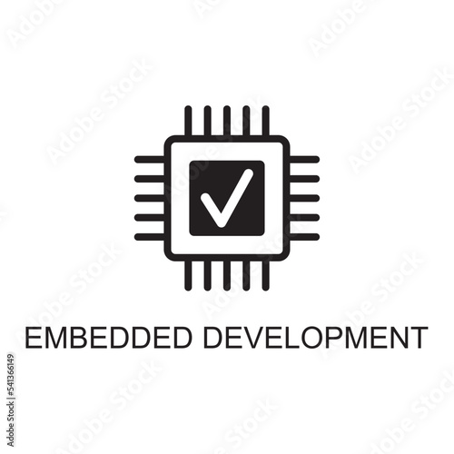 embedded development icon , technology icon