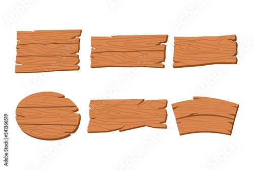 wood sign frame vector collection