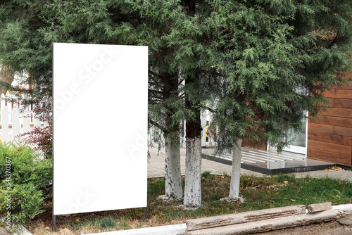 Modern blank advertising bi...