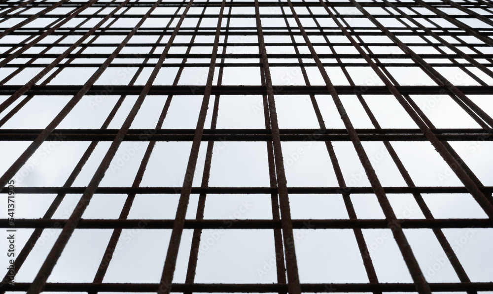 Grating background, metallic texture Grating background, metallic texture