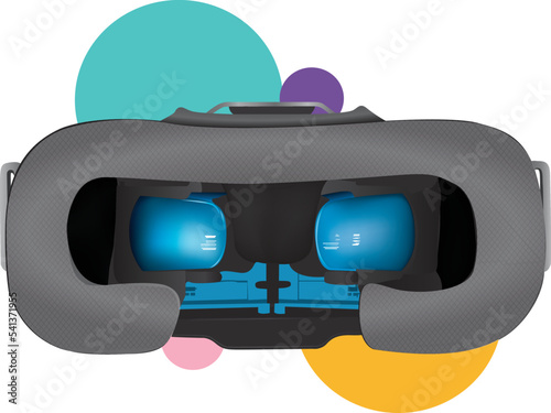 3d mobile movie viewer vector 