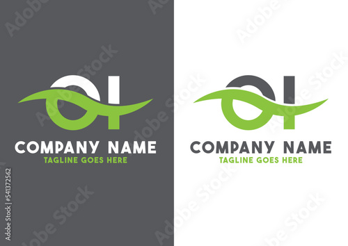 Letter OI logo design vector template, OI logo