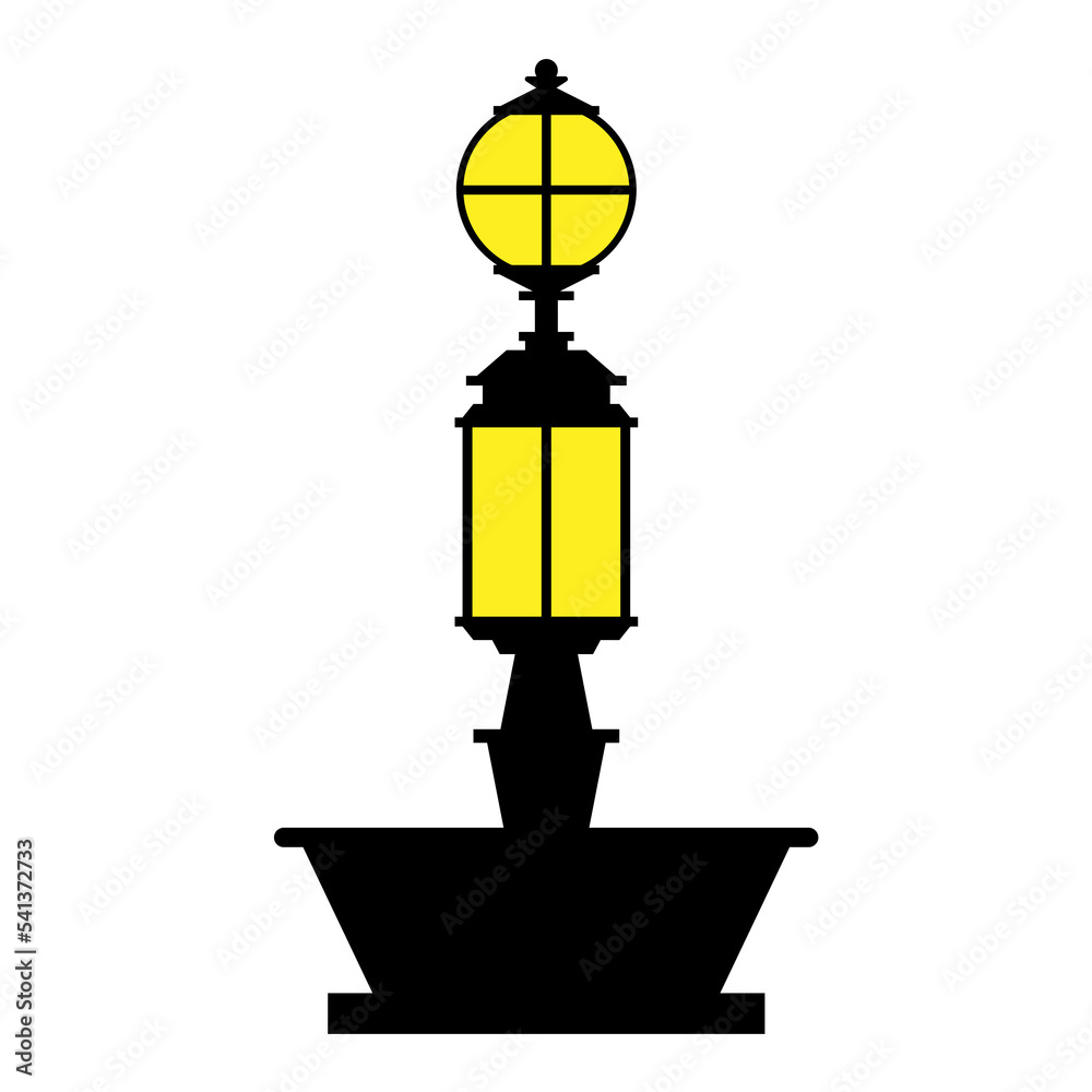 Fototapeta premium Garden Lamp PNG Format With Transparent Background