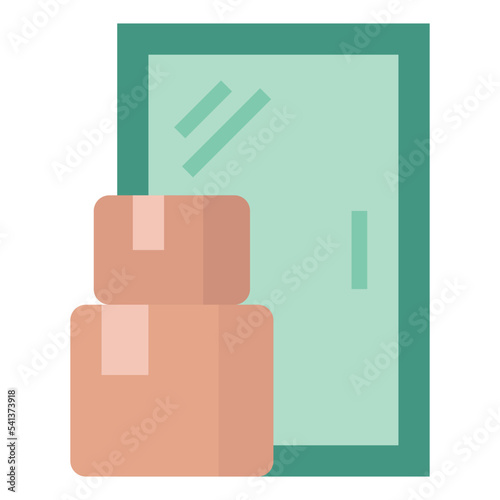 contactless delivery icon