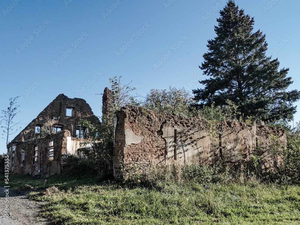 old unused weathered abandoned house old unused weathered abandoned house