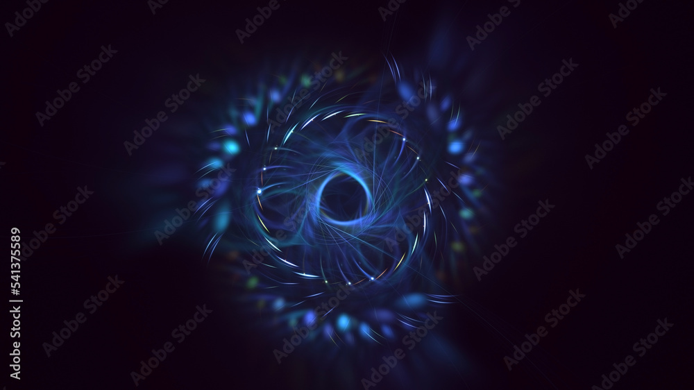 3D rendering abstract round light background 3D rendering abstract round light background