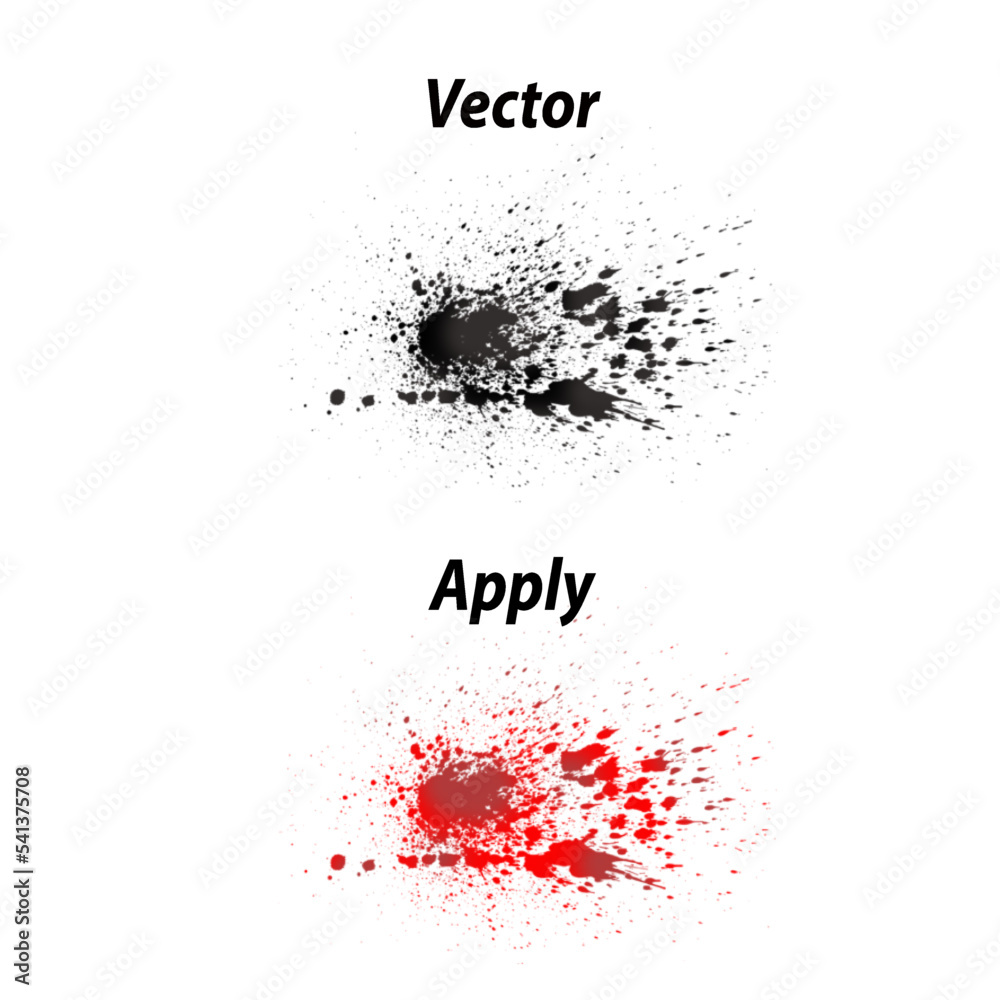 Blood Strain Brush,Blood Strain Vector,Blood Splatter Brush,Blood