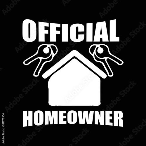 Homeowner T-shirt design