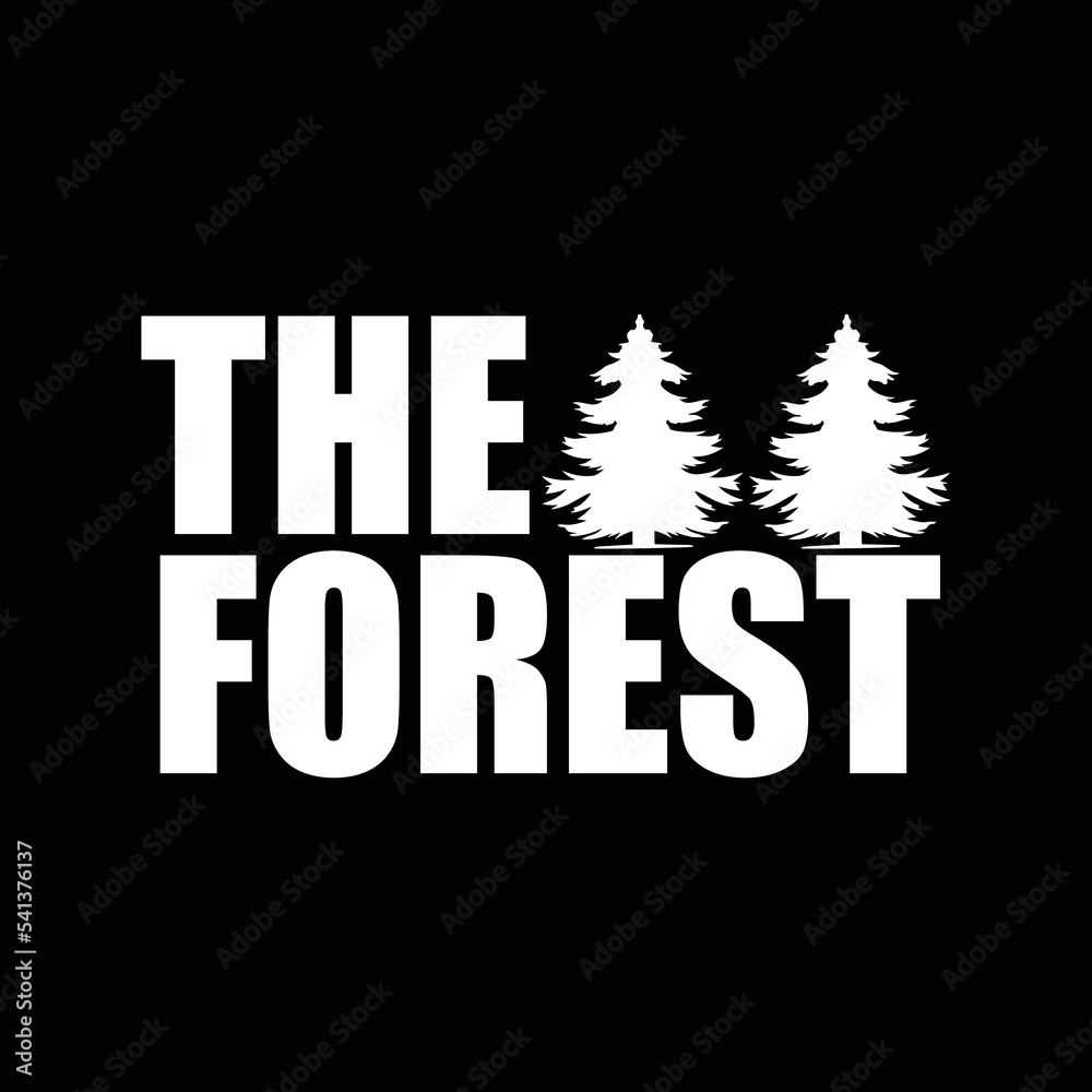 Forest T-shirt design Forest T-shirt design