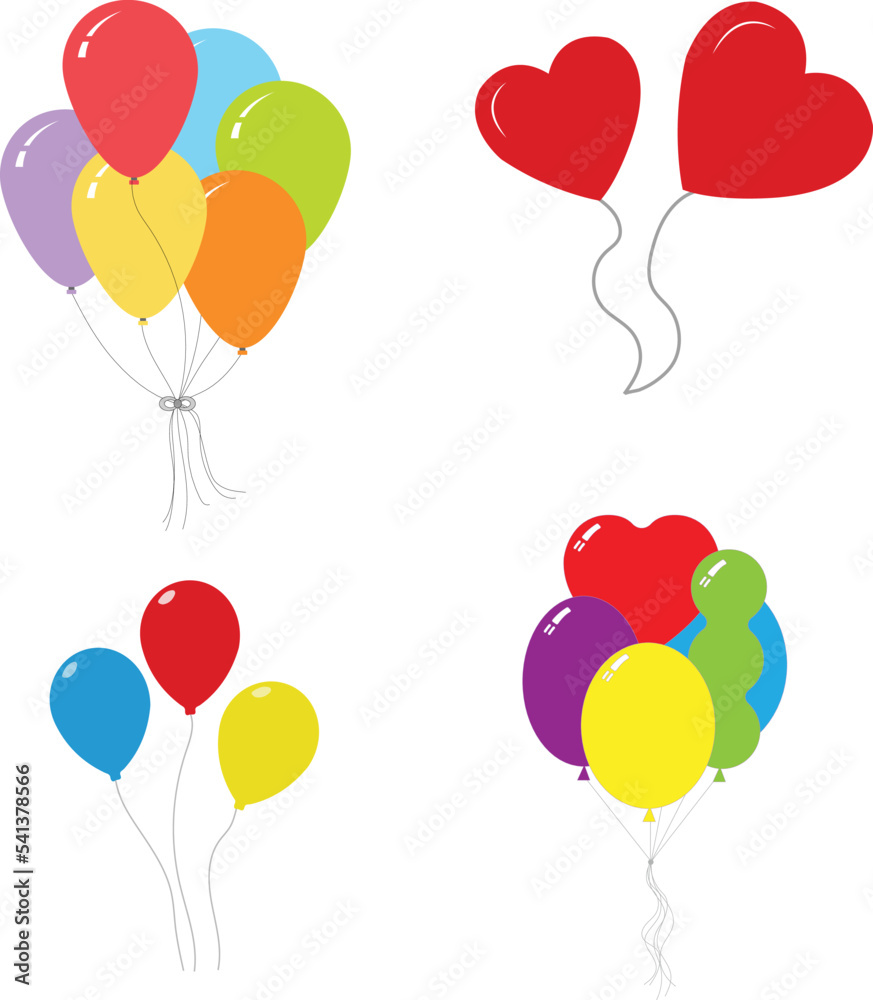Party Balloon Vector Illustration Balloon  image or clip art.