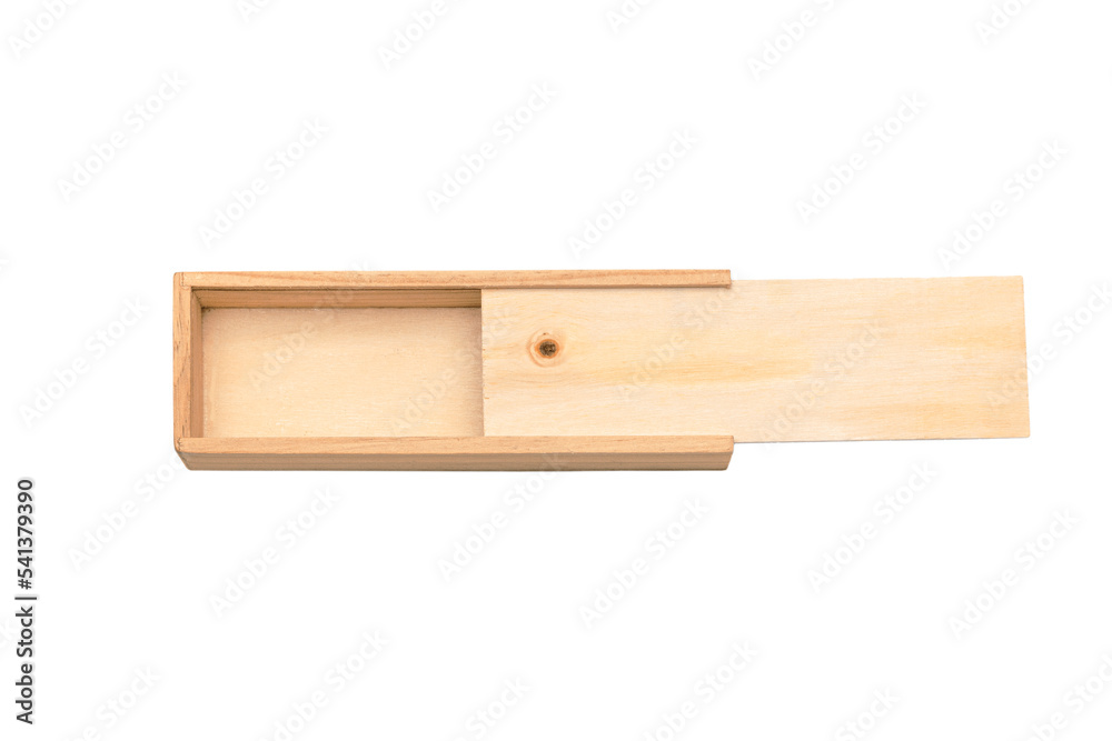 Wooden box, coffin, isolate, transparent background
