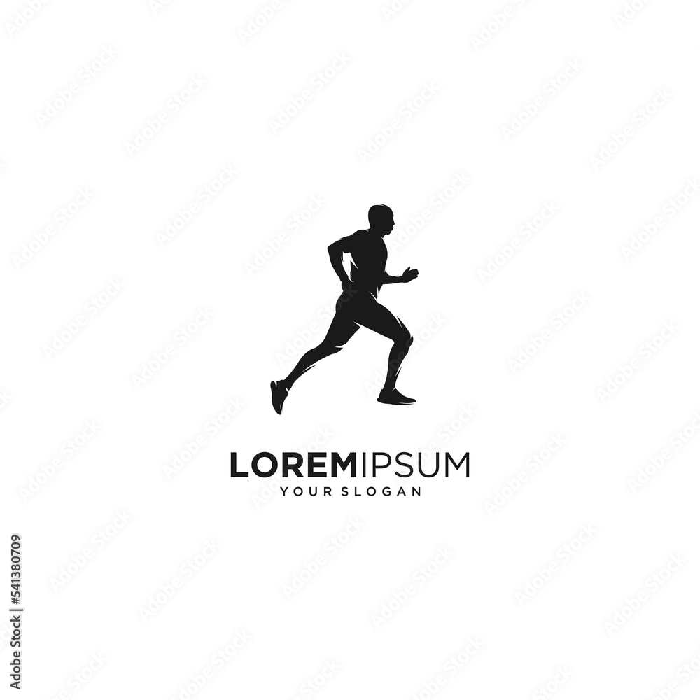 runner silhouette logo