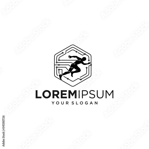 sport tech lab silhouette logo