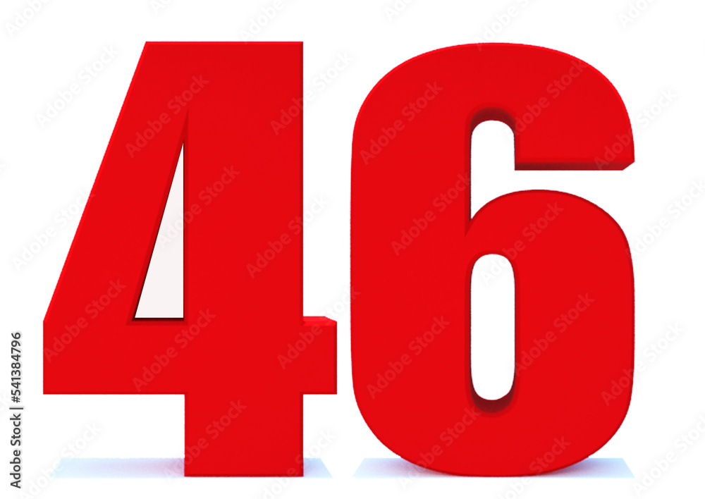 46 number 46 number