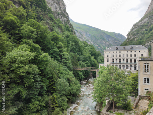 pyrénées, montagne, neige, lac, eau, barrage