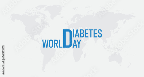 World Diabetes Day Concept Design. Vector Illustration.