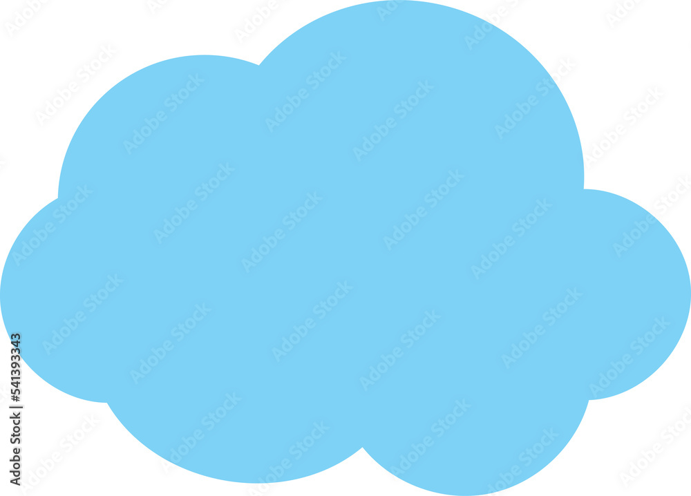 Cute cloud cartoon icon. Flat design illustration. Cute cloud cartoon icon. Flat design illustration.